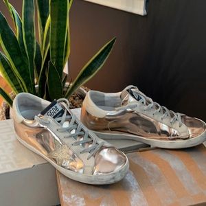 Golden Goose Super Star Size 39, Leather Golden Rose color